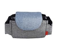 OKOVO Baby Stroller Organizer with Cup Holders Multifunctional Stroller Accessories for Moms (Grey)
