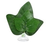 OKOVO Betta Bed Leaf Hammock, Comfortable And Safe Plastic Betta Fish Leaf Pad Simulating The Habitat With Plastic Suction Cup For Resting And Breeding