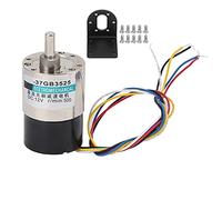 OKOVO Brushless Motor Adjustable Speed CW/CCW DC12V with Bracket for Measuring Instrument XD-37GB3525 (500rpm/min)