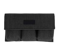 OKOVO Drone Battery Bag Portable Anti Splash Camera Battery Safe Pouch with Hook and Loop for Mavic 2 Mini4Pro Mini3 (Black)