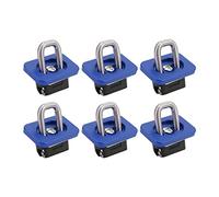 OKOVO Stainless Steel Bull Rings Truck Bed Tie Down Anchors 1000lbs Replacement Silverado 2007-2021 (Blue)