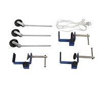 OKOVO Table Mounting Clamp Reinforced Metal Plastic Pulley Multi Purpose Metal Bench Clamp Physics Teaching Laboratory