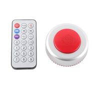 OKOVO Wireless Controlled Fart Noise Maker Funny Interactive Pocket Size Remote Farting Machine for Party (Silver)