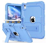 OKP Case for iPad 10th Generation 2022, Heavy Duty Shockproof Rugged 10th Gen ipad Case with Pencil Holder & Built-in Stand, Hard 10.9 inch iPad 10 Gen Protective Cover for Kids Girls Boys, Sky Blue