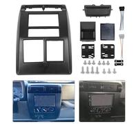 OKPARZ Compatible for Double DIN Dash Radio Bezel Center Trim Panel 1997 1998 1999 2000 2001 2002 Jeep Wrangler TJ 95-6549