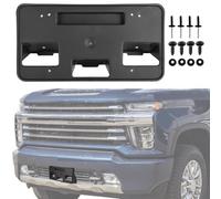 OKPARZ Front Bumper License Plate Frame Bracket Compatible with Chevrolet Silverado 2500 3500 HD 2020 2021 2022 2023 84186106 GM1068212