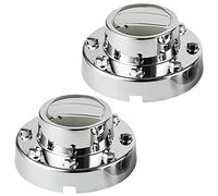 OKPARZ Replacement for Chrome Wheel Center Hub Cap Hubcap 2011-2018 Ram 3500 2Pcs Rear 1-Ton Dually DRW Alloy Wheel