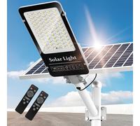 OKPRO 10000W Commercial Split Solar Street Light Outdoor, Solar Lights Outdoor Waterproof for Parking Lot, Dusk to Dawn Solar Flood Light with Remote Control for Yard, Driveway, Road