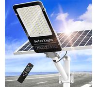 OKPRO 10000W Solar Street Lights Outdoor - Super Bright LED Beads Solar Lights Outdoor Waterproof IP66, Heavy Duty Parking Lot Light Commercial Dusk to Dawn with Remote Control for Outside Driveway