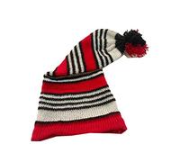 Okpu AGU Africa Traditional Igbo Cap Red and White, Red and White, L