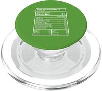 Okra Nutrition Facts Minimal Kitchen Decor Panel Design PopSockets PopGrip for MagSafe