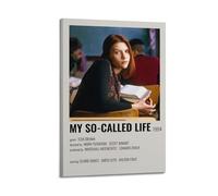 oksdjhrnn My So-Called Life Poster Decorative Canvas Poster Wall Art Decor Living Modern Family Bedroom Decoration Poster 08x12inch(20x30cm) Frame-style