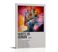 oksdjhrnn P!nk Album Hurts 2B Human Poster Decorative Canvas Poster Wall Art Decor Living Modern Family Bedroom Decoration Poster 16x24inch(40x60cm) Frame-style