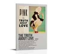oksdjhrnn The Truth About Love by P!nk Poster Decorative Canvas Poster Wall Art Decor Living Modern Family Bedroom Decoration Poster 08x12inch(20x30cm) Frame-style