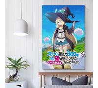 OKSDMQNS Anime’s 300-Year-Old Slime Poster5 Poster Decorative Painting Canvas Wall Posters And Art Picture Print Modern Family Bedroom Decor Posters 16x24inch(40x60cm)
