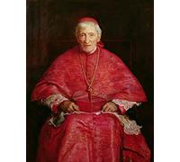 OKSEAS Canvas Artwork Oil Paintings Pictures Classic painting Portrait of Cardinal Newman by John Everett Millais for Hallway Decor 60x90cm
