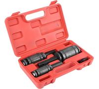 OKSTENCK 3PCS Car Tail Pipe Expander Tool Kit 1-1/8" to 3-1/2" Tail Exhaust Pipe Expander Muffler Spreader Tool Set T with Storage Case Compatible with Most Vehicles and Trucks