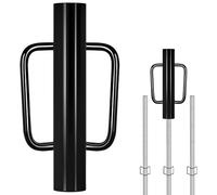 OKSTENCK Fence Post Driver with Handle，12LB Black Heavy Duty Metal Fence Installer, Fence Post Repair Staking Machine