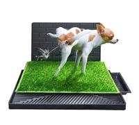 OKSTENCK Grass Pee Pad for Dogs Large Artificial Three-Layer Grass mat Dog Toilet Tray A reusable Indoor and Outdoor Training Mat, Suitable for Small Dogs and Pets to Use a Toilet Training Mat.