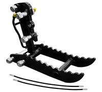 OKSTENCK L-Shaped Bracket Hydraulic Thumb Clip for Mini Excavators,Hydraulic Thumb Clamp with 2 Hydraulic Hoses and Screws for Mini Excavators up to 3 Tonnes.