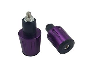 OKSTNO Bar End Caps Plug - Newset Style Heavy Duty 7/8 inch Bar Ends Universal Fits for Suzuki Yamaha Kawasaki (Purple)
