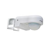Oktaplex Don Outdoor Motion Detector 230V IP65 Swivelling 240° PIR Sensor 10 m Range White LED Suitable Incl. Corner Bracket