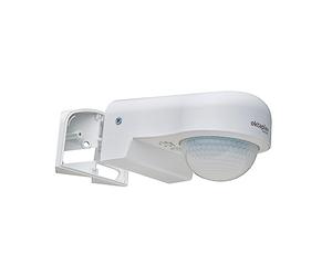 Oktaplex Don Outdoor Motion Detector 230V IP65 Swivelling 240° PIR Sensor 10 m Range White LED Suitable In orner Bracket