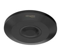 Oktaplex Ina Motion Sensor 360° 6 m PIR Sensor Ceiling Motion Sensor Indoor Surface-Mounted Black 230 V Motion Sensor LED Suitable