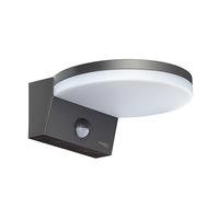 Oktaplex Ros Outdoor Light with Motion Sensor IP65 3000K Warm White LED Outdoor Lamp 1300 Lumens 14.6W 230V Wall Light Anthracite