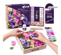 Okto Art Kit Inspiration | Succulents Art Set 3D for Home Wall Decor | Craft Kits for Adults UK and Teenagers | Craft Box with Modeling Clay for Succulents | Hobby Kits Succulent DIY Art Gift Kits