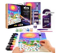 OKTO Barcelona Park Guell - DIY 3D Painting 30x40cm Air Dry Clay Kit - Ideal Crafts for Adults and Kids, Perfect for Creative Art Projects and Home Décor