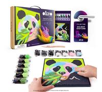 Okto Sensory Air Clay Painting by Numbers Panda Kit