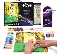 Okto The Kiss Art Craft Kits for Adults UK - Similar to Painting by Numbers for Adults, Air Dry Clay Modelling Kit, Arts and Crafts for Adults, Craft Kit
