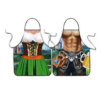 Oktoberfest Aprons Sexy Funny Apron Novelty BBQ Apron for Women Men Beer Festival Apron Christmas Xmas Apron Cooking Kitchen Barbecue Apron for Party Apron Gift