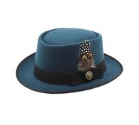 Oktoberfest Bavarian Costume Hat, Black Hat, German Hat - Oktoberfest Outfits for Women, Oktoberfest Costume Accessories with Feathers Emblems for Oktoberfest Festivals