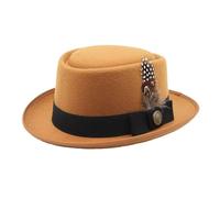 Oktoberfest Bavarian Costume Hat Multi-Purpose Feathers Emblems Alpine | Traditional German Bavarian Hat for Oktoberfest Folk Festivals Beer Events Carnival Costume Parties