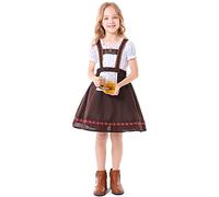 Oktoberfest costume for girls, traditional bavarian beer maid costume, traditional bavarian german dress, carnival costumes for girls, German dirndl dress for little girls,