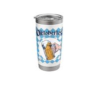 Oktoberfest Costume - German, Lederhose, Dirndl & Bier! Stainless Steel Insulated Tumbler