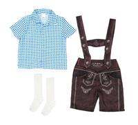 Oktoberfest Costume Kids - Polyester Outfit Set, Traditional Cotton Festival Wear, Parade Party Clothing, Cultural Attire Ensemble | Kindergarten Elementary School Family Gathering Performance