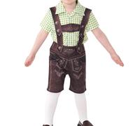Oktoberfest Costume Kids - Polyester Outfit Set, Traditional Cotton Festival Wear, Parade Party Clothing, Cultural Attire Ensemble | Kindergarten Elementary School Family Gathering Performance