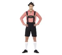 Mens Oktoberfest Lederhosen German Bavarian Beer Festival Fancy Dress Costume