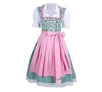 Oktoberfest Costume Women Lederhosen Womens Costumes Carnival Dirndls Outfit Bavarian Beer Off Shoulder High Waist Kitchen Apron For Festival Halloween