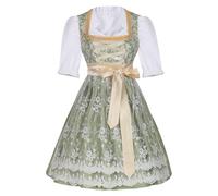 Oktoberfest Costume Women Women's German Dirndl Dress Beer Bavarnian with Attached Apron Fancy Halloween Costumes for Traditional Festivals