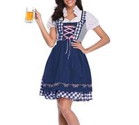 Oktoberfest Costumes Women Sexy Maid Outfit Dress for German Oktoberfest Costume Halloween Carnival,Plus Size Linen Dress Summer Dresses for Women Short Petite UK Maxi Womens Cotton Black,u1540k