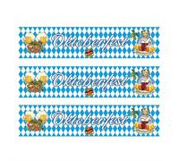 Oktoberfest Decorations Kit,Bavarian Pennant Flags,Oktoberfest Sign Banner Bavarian Tablecloth Check Flag German White and Blue Theme Party Beer Festival Party Supplies