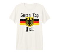 Oktoberfest German Eagle Flag Prost Guten Tag Y'all Premium T-Shirt
