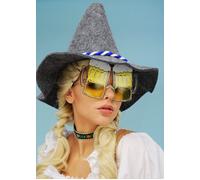 Oktoberfest Grey Bavarian Hat Adult Size Beer Hall Fancy Dress Lederhosen German