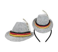 Oktoberfest Hat - Felt 19x13x15cm | Bavarian Beer Guy Fancy Dress Hat | German Alpine Fedora With | Traditional Costume Accessory For Oktoberfest Party Cosplay Festival And Themed Events