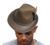 Oktoberfest Hat - German Alpine Bavarian Hat For Traditional Festival Costumes | Bavarian Hatt With Fr Oktoberfest Party Outfit | Oktoberrfest Hatt Accessory For Men And Women