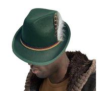 Oktoberfest Hats for Men | Non-Woven Jazz Hat | Dress Up Headgear for Role Play Party Stage Performance Masquerade Ball Festival
